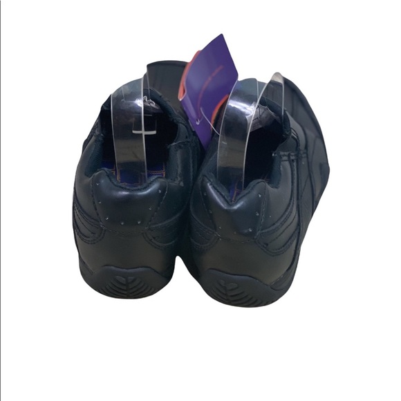 Grabbers NWT Black Leather Unisex Slip On Slip Resistant Work Shoes - Picture 11 of 14